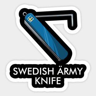 Swedish Army Knife Sticker